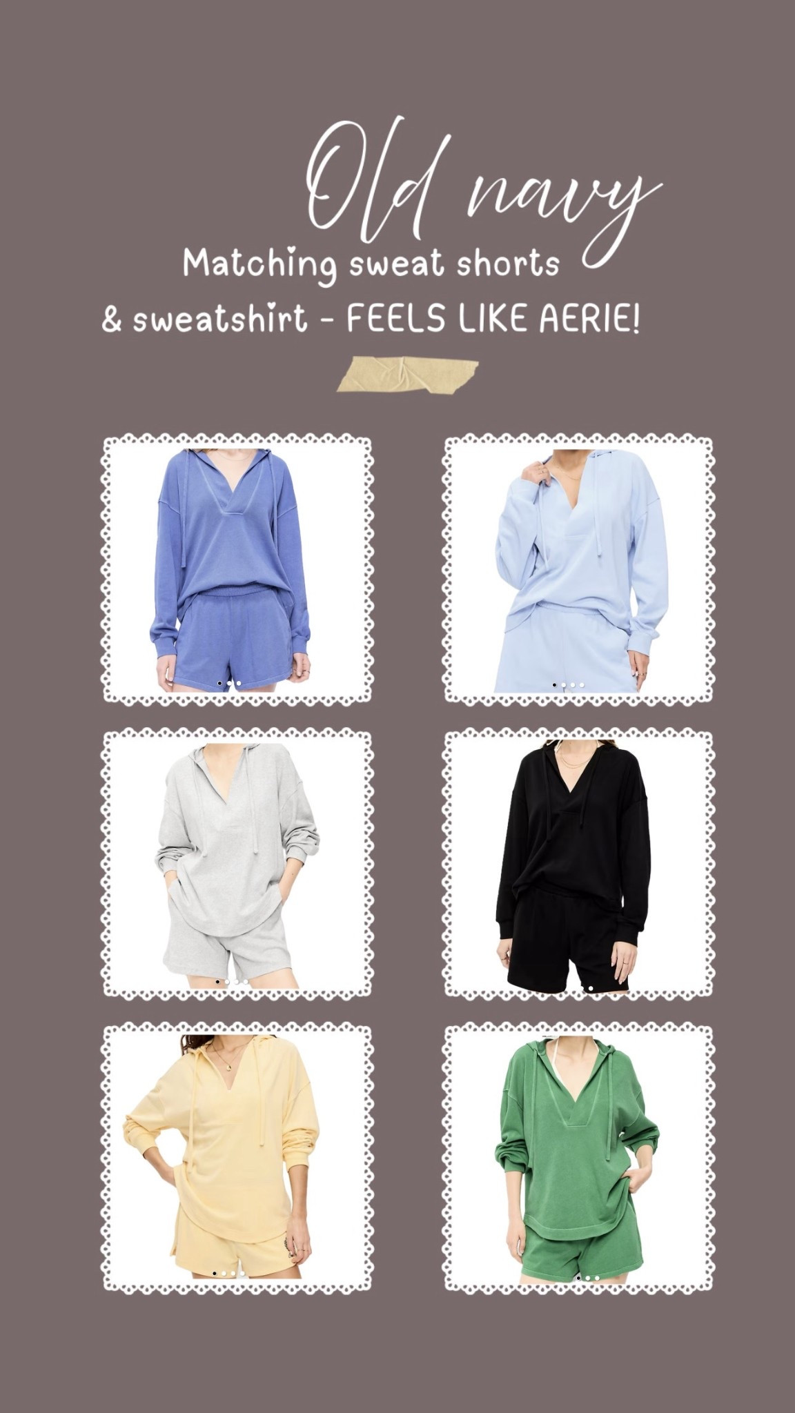  Have this in 3 colors! It’s my fav and feels just like aerie! Can’t beat the price right now 😍 50% off! 

Top and bottom I wear a medium. Sweatshirt is oversized 

#LTKgrwm #LTKootd #LTKU