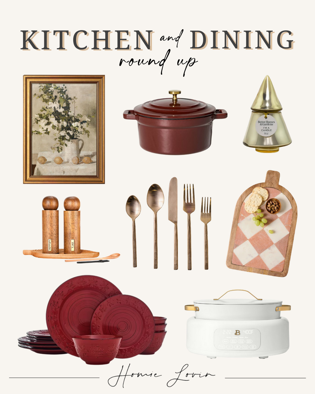 Looking to spruce up your kitchen and dining area? Check out these festive picks!

kitchen and dining 

 #Amazon #Walmart #Target #Magnolia #LTKHoliday #LTKHome #LTKSaleAlert