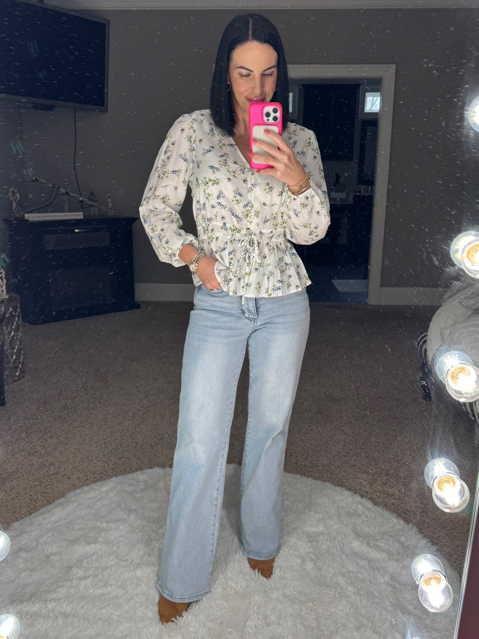 Casual Sunday church fit featuring this top that’s under $17! Wearing a small. Comes in two colors  

#LTKOver40 #LTKStyleTip #LTKWorkwear