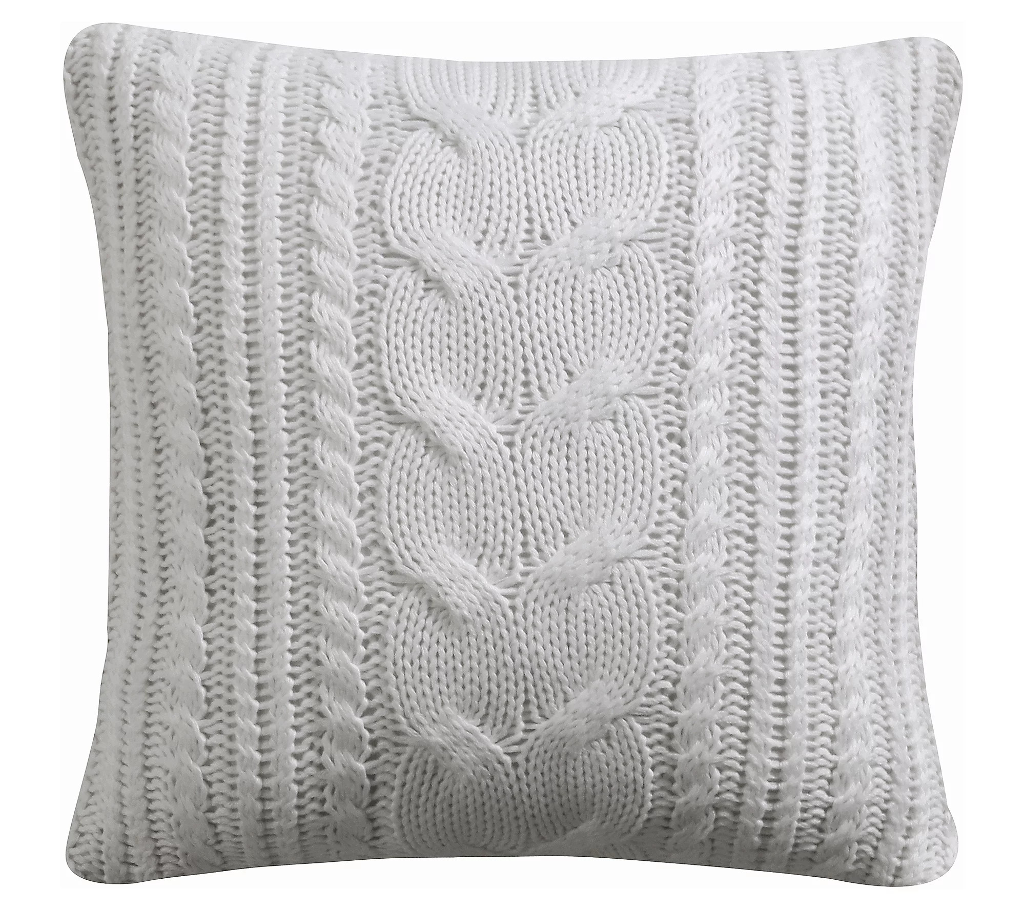 Camden Knit Cream Pillow by Levtex Home | QVC