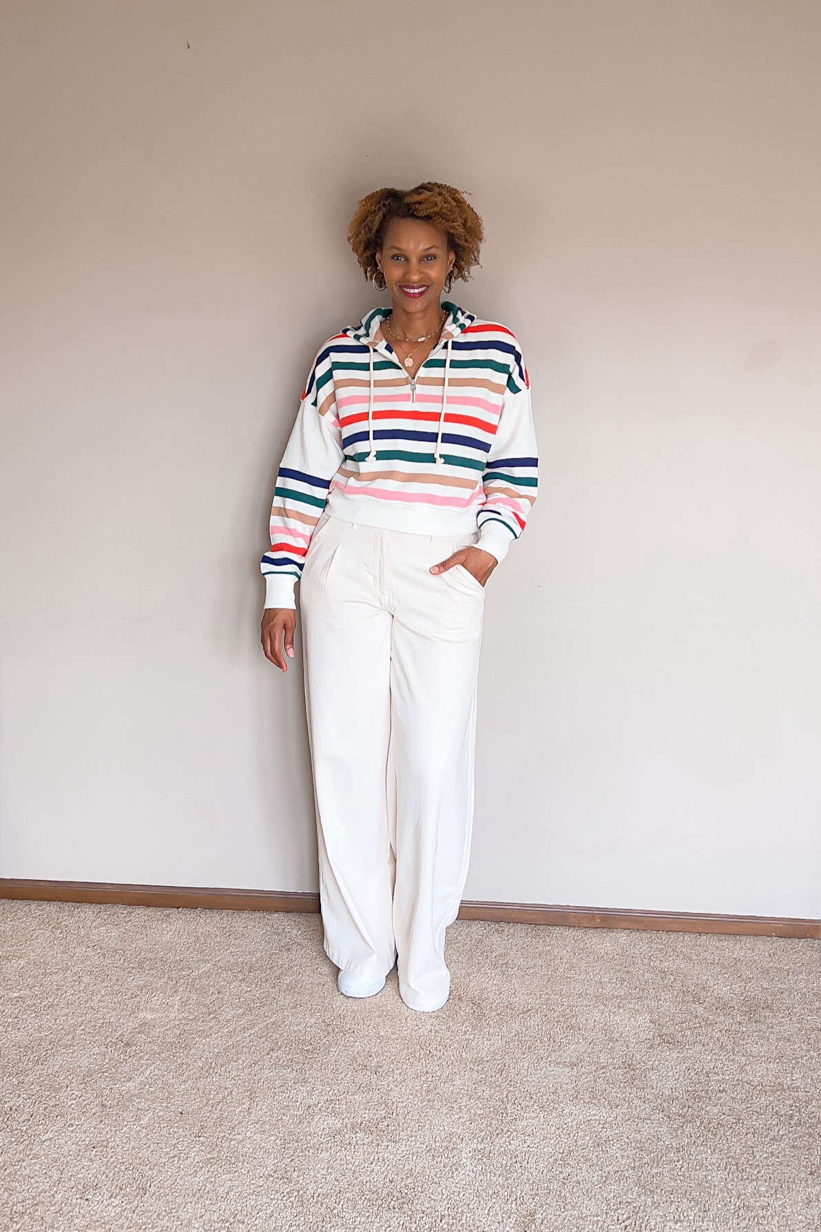 Love these trousers and hoodie from American Eagle and Aerie. Great casual outfit for spring .

#LTKover40 #LTKstyletip #LTKSeasonal