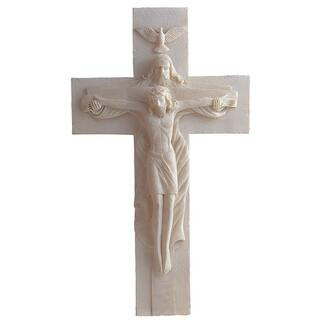 15.5 in. H Jesus Cross Atrio with God Crucifixion Holy Wall | The Home Depot