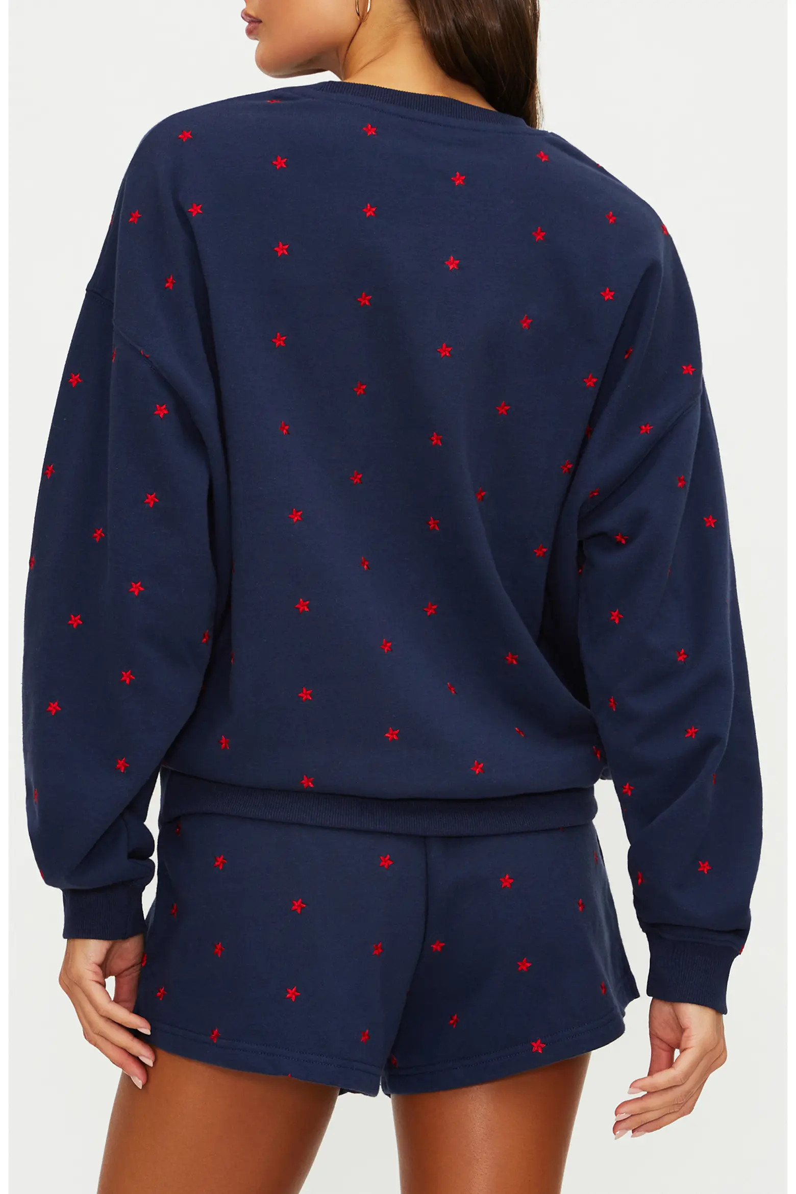 Devyn Embroidered Star Oversize Sweatshirt (Women) | Nordstrom | Nordstrom