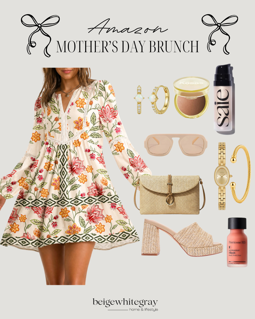 Mother's Day Brunch essentials! Check out these chic Amazon finds to make the day special. #MothersDay #AmazonFinds