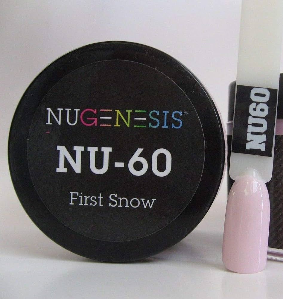 NuGenesis Nail Dipping Powder Color 1.5oz/43gram Jar - (NU60 - First Snow) | Amazon (US)