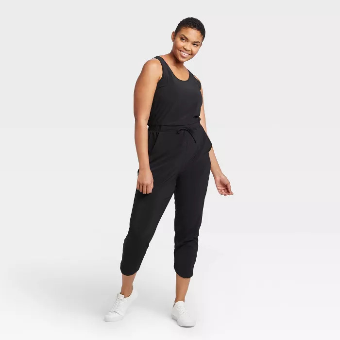 Women's Stretch Woven Jumpsuit - All in Motion™ | Target