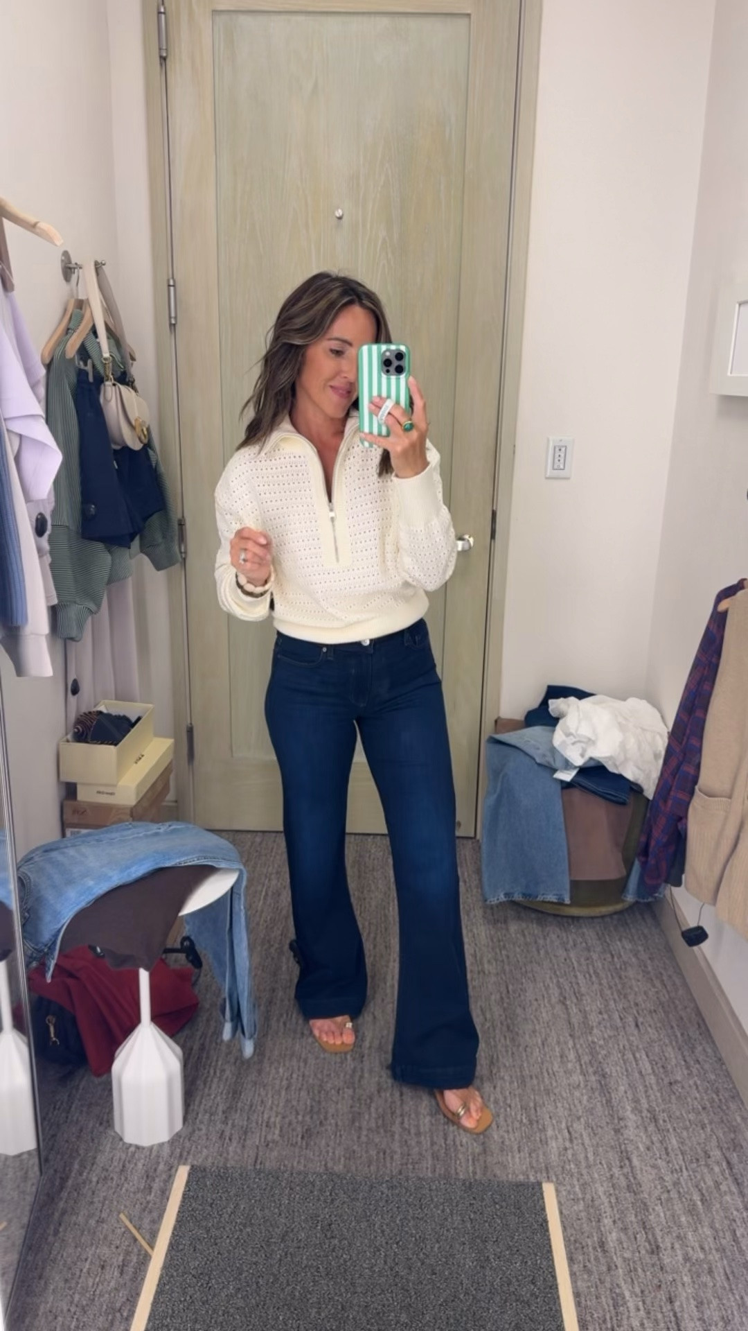 XS sweater. Jeans tts 25

#LTKootd #LTKSaleAlert