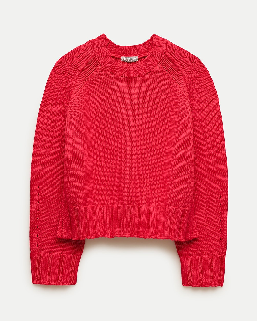 Rive Crewneck In Cotton For Women | J.Crew | J. Crew US