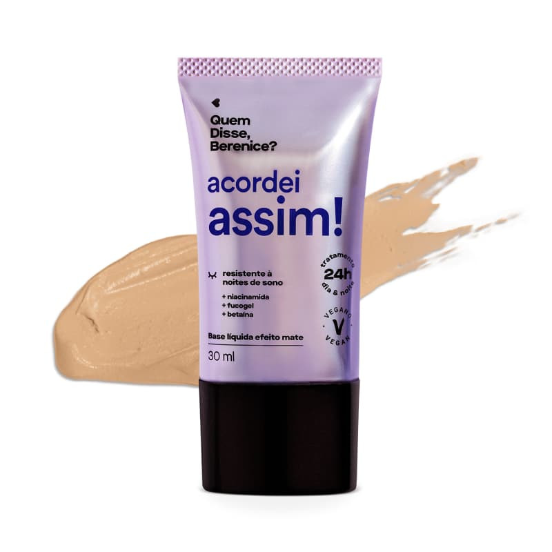 Base Líquida Acordei Assim Cor 02Q 30ml | Quem Disse, Berenice? | QuemDisseBerenice (BR)