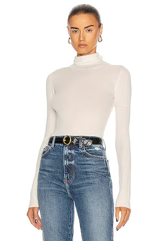 WARDROBE.NYC Rib Turtleneck Top | FWRD 