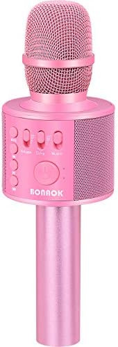 BONAOK Wireless Bluetooth Karaoke Microphone,3-in-1 Portable Handheld Karaoke Mic Speaker Machine... | Amazon (US)