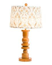 26in Wooden Oslo Seasons By May Table Lamp | TJ Maxx