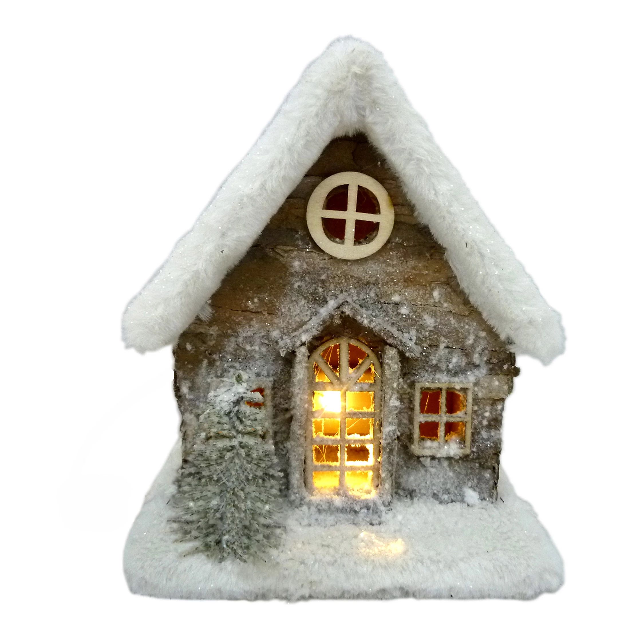 St. Nicholas Square® Paper Farm House Christmas Decor with Lighting | Kohl's