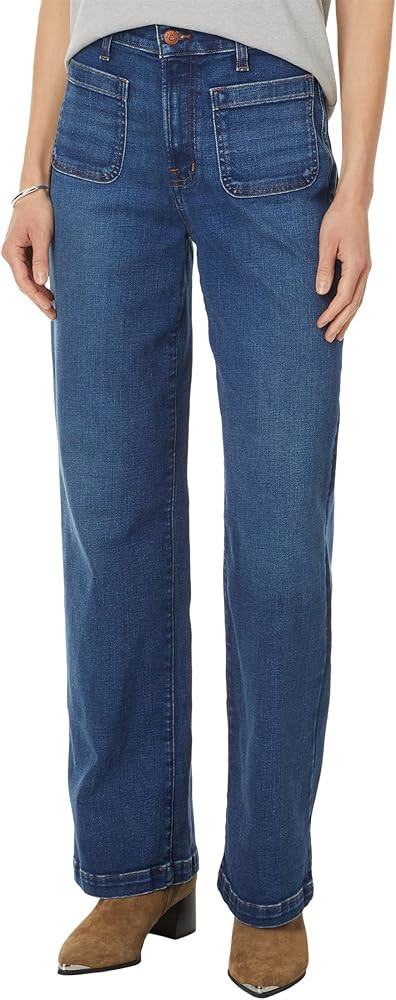 Madewell Women's Perefect Vintage Wide with Patch Pocket in Allentown Wash | Amazon (US)