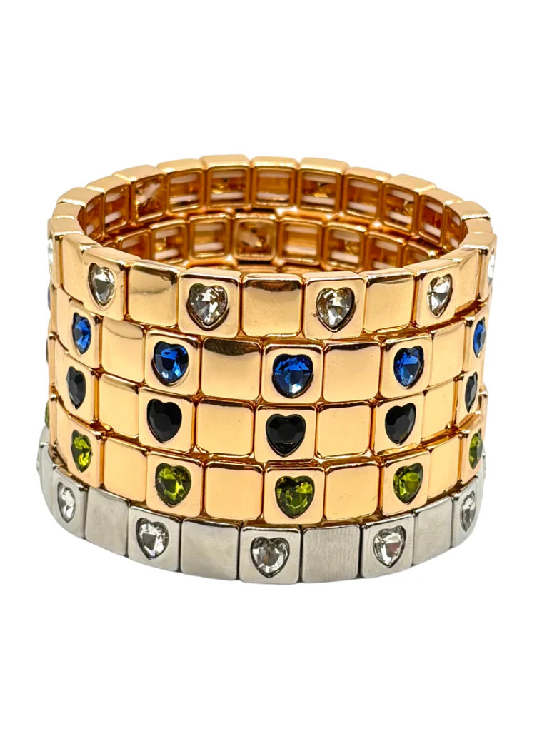 Endless Heart Gems Bracelet | La Lumiere NY