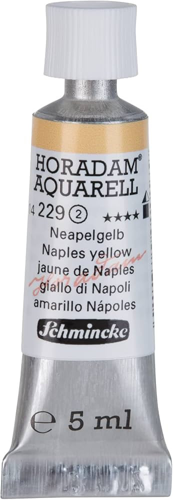 Schmincke – HORADAM® AQUARELL - feinste Künstler-Aquarellfarben, Neapelgelb - 5 ml | Amazon (DE)