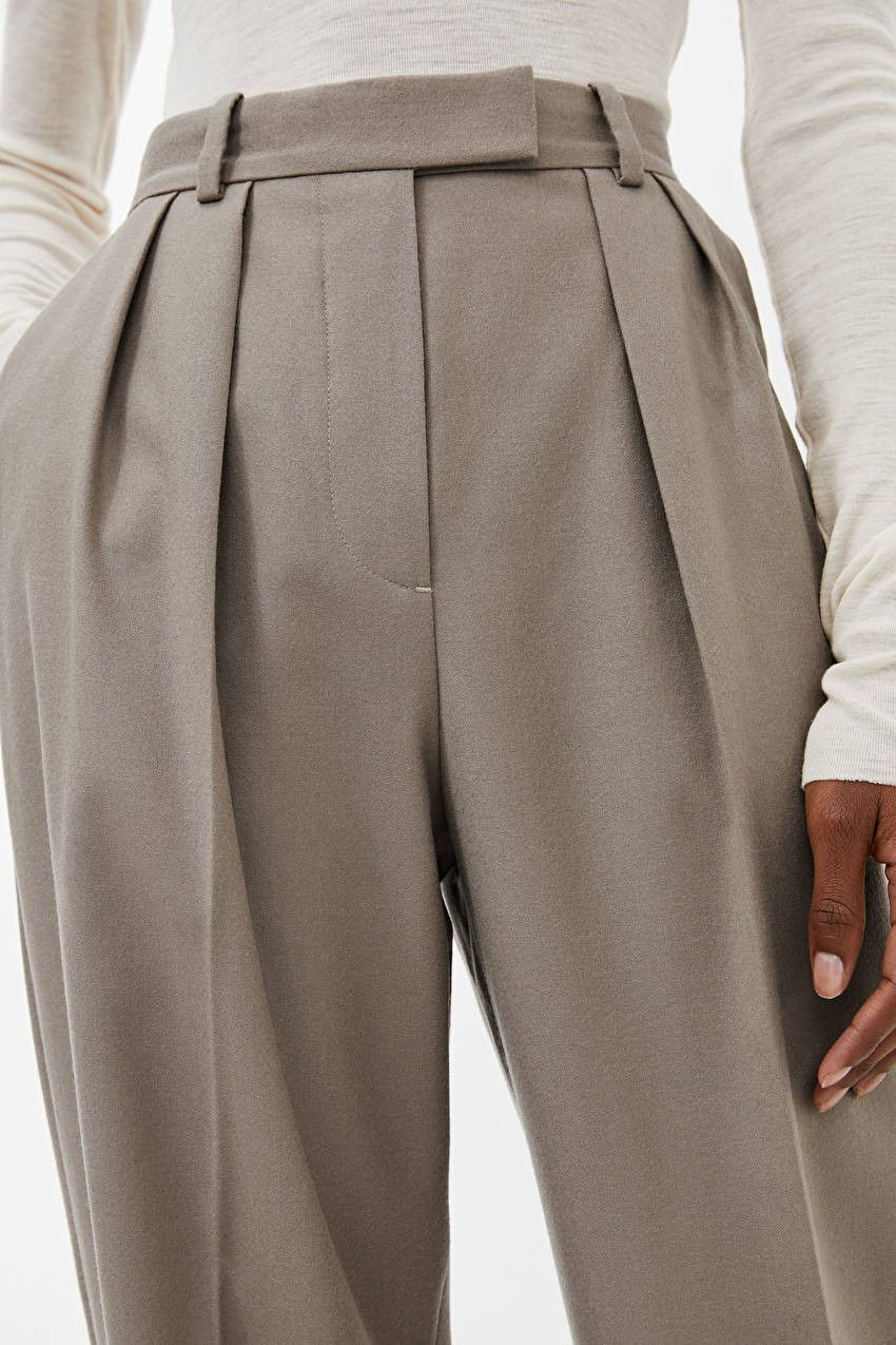 Wool Flannel Trousers | ARKET (US&UK)