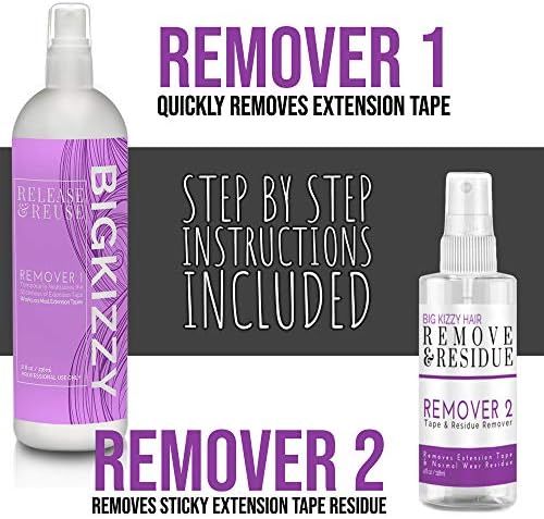 Big Kizzy Remover 1 + Remover 2 bundle, Two Step System Tested & Proven Fastest & Easiest Tape In Ex | Amazon (US)
