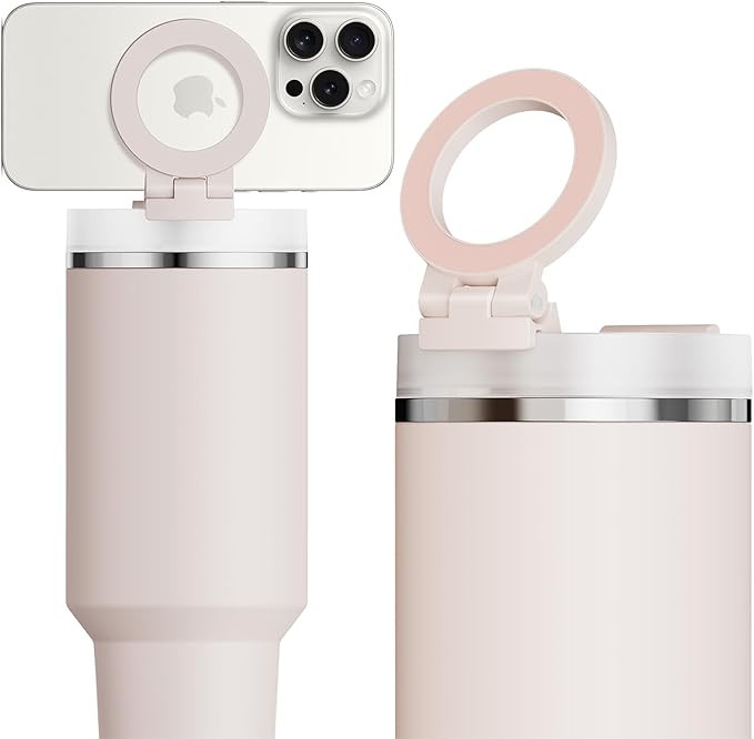 for Stanley Cup Phone Holder with Magnetic Phone Holder for Quencher H2.0 FlowState Tumbler Folda... | Amazon (US)