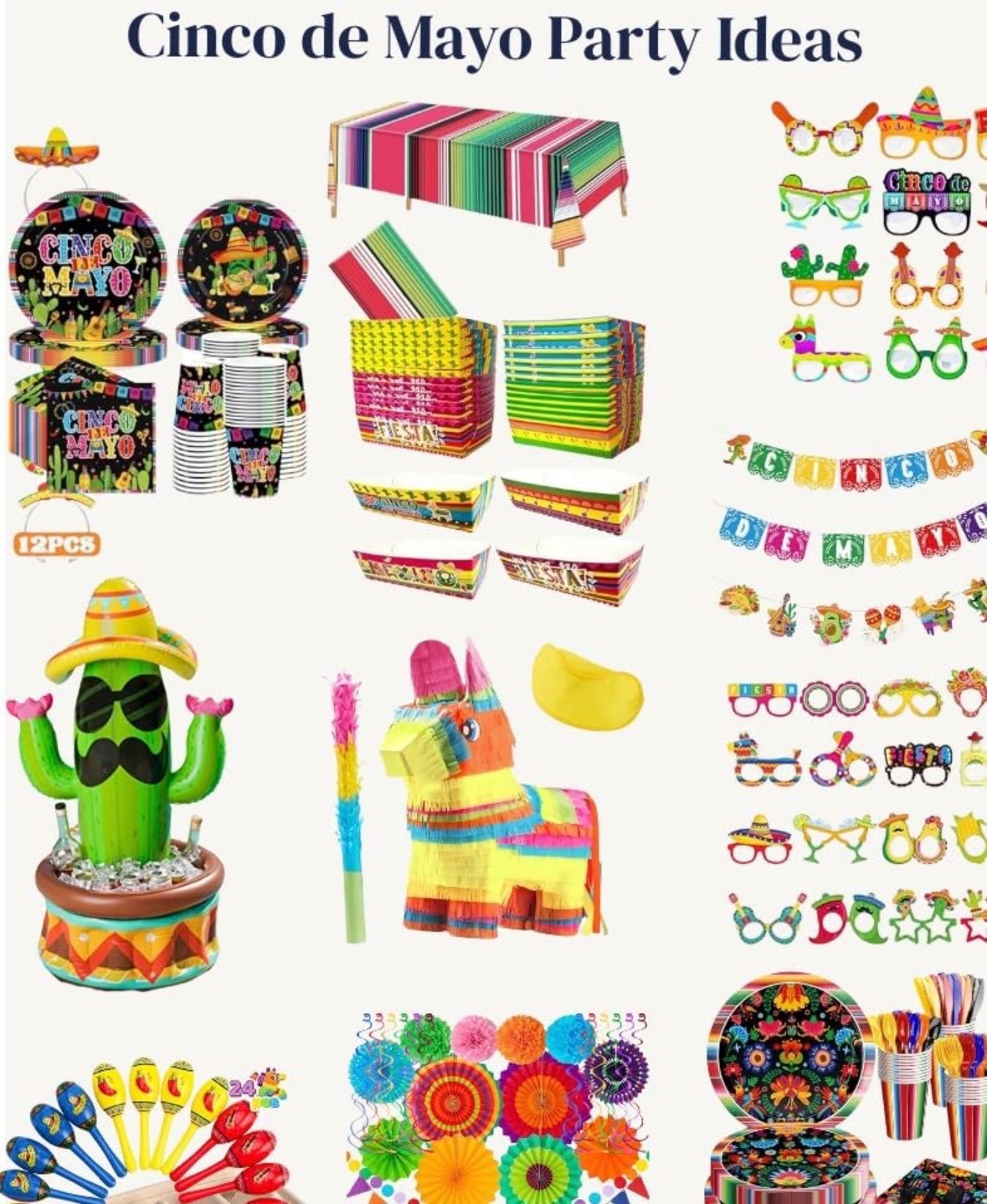 I pulled together everything you need for a Cinco de Mayo party because running around to 5 stores is not it.

Share this with someone who always ends up hosting
Follow me for daily finds + real life in between

cinco de mayo party ideas | fiesta party decorations | taco night party setup | mexican themed party decor | party supplies bundle | easy party hosting ideas

#PartyIdeas
#HostingMadeEasy
#CelebrateAtHome
#MomLifeFinds
#EverydayFinds

#LTKSeasonal #LTKHome #LTKSaleAlert