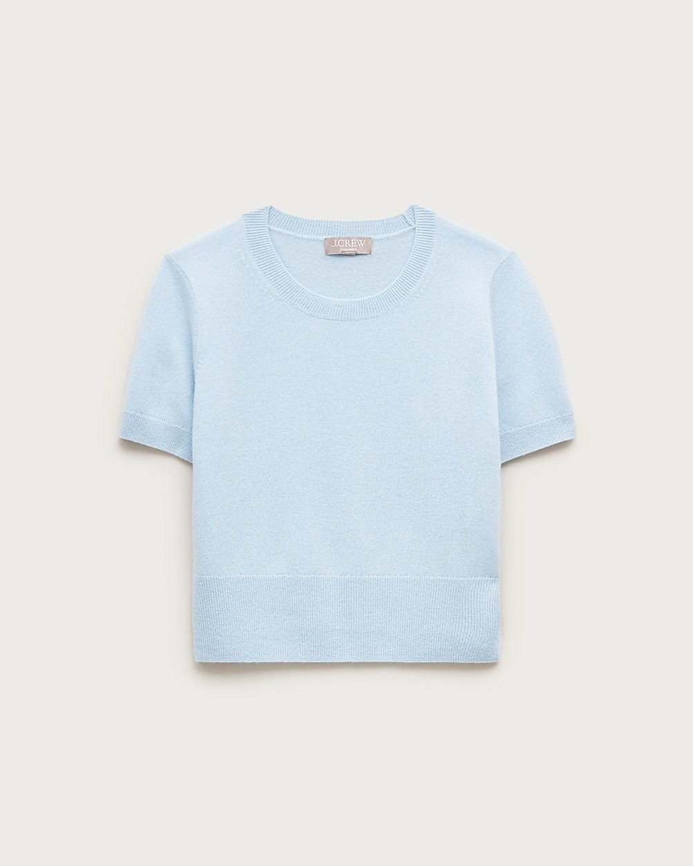 Cashmere shrunken T-shirt | J. Crew US