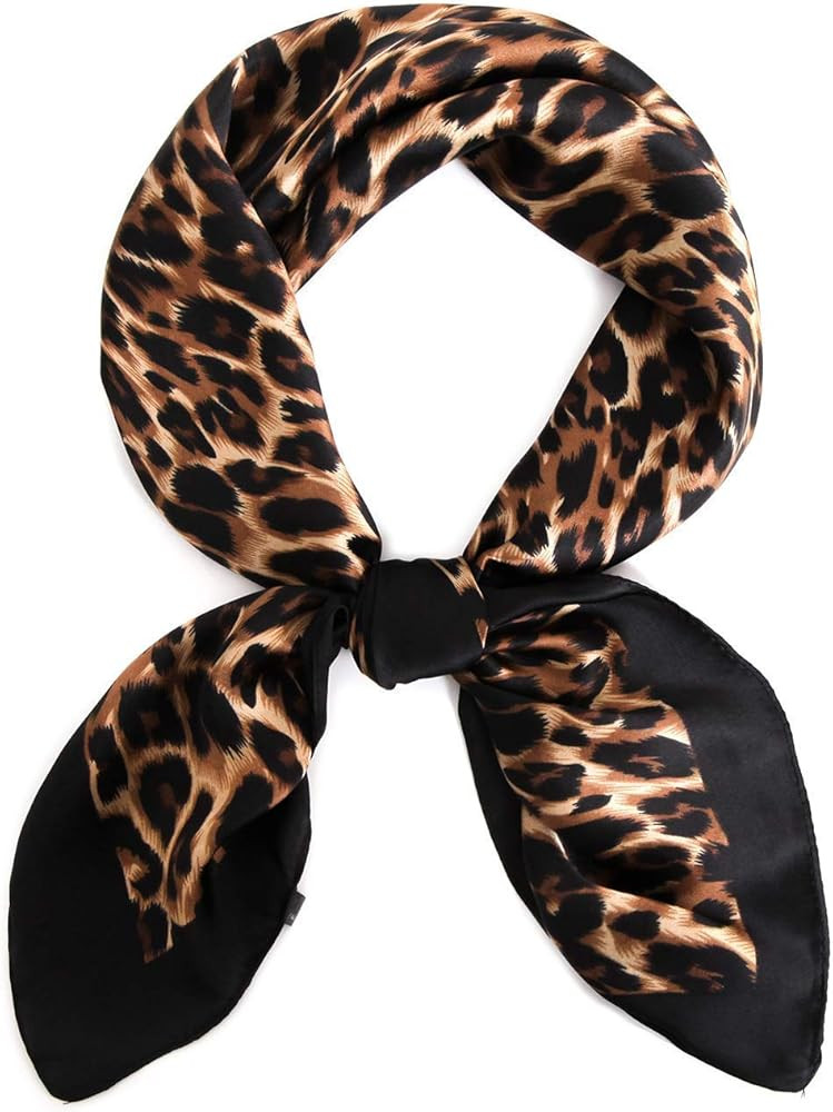 Women's 27" Satin Square Silk Like Hair Wrapping Scarves Head Scarf for Sleeping | Amazon (US)