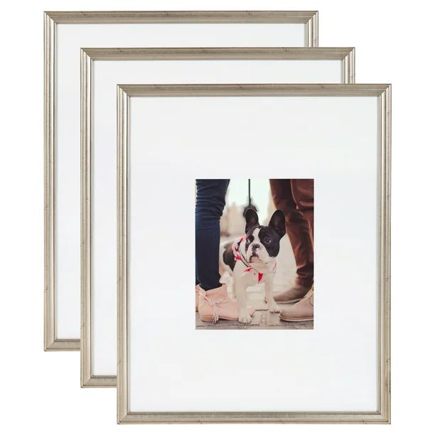Kate and Laurel 8 x 10, 16 x 20 Silver Wall Picture Frame (3 Count) - Walmart.com | Walmart (US)