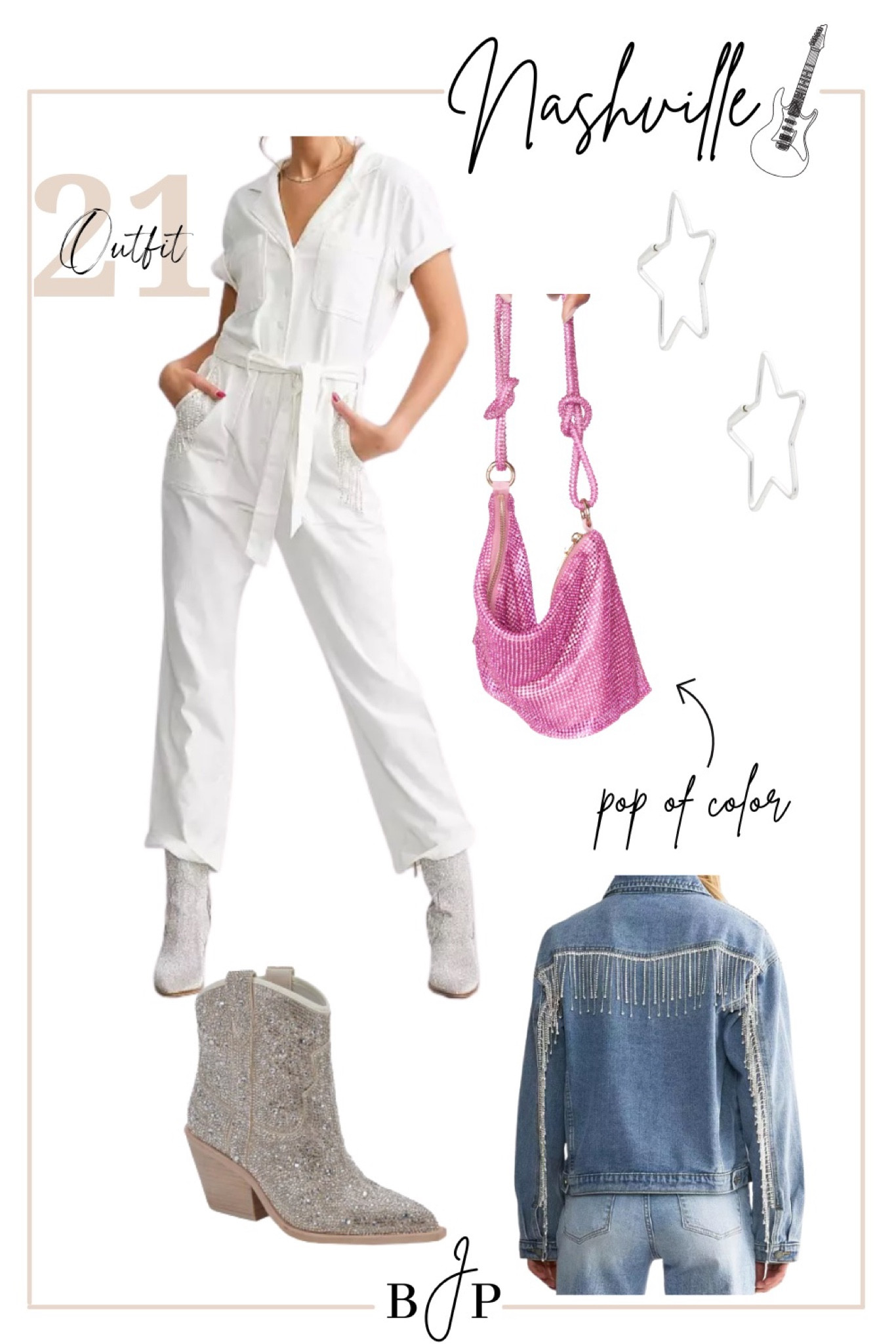 Nashville outfit
Country concert outfit

The perfect pop of color & glam for Nashville ! If you’re celebrating your Bachelorette party in Nashville add the adorable bride cowgirl hat to complete your look! Shop all 21 Nashville Outfits at ByJenniferPrice.com 


#LTKshoecrush #LTKtravel #LTKstyletip