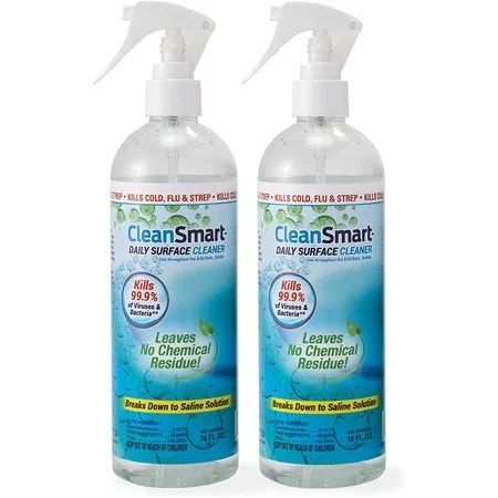 CleanSmart Disinfectant Spray and Daily Surface Cleaner, Kills 99.9% of Viruses and Bacteria, 16 oun | Walmart (US)