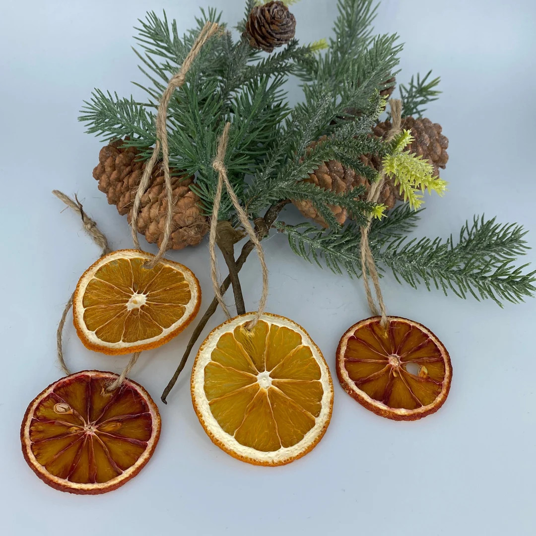 Citrus Ornaments All Natural Dried Orange Ornaments Blood - Etsy | Etsy (US)
