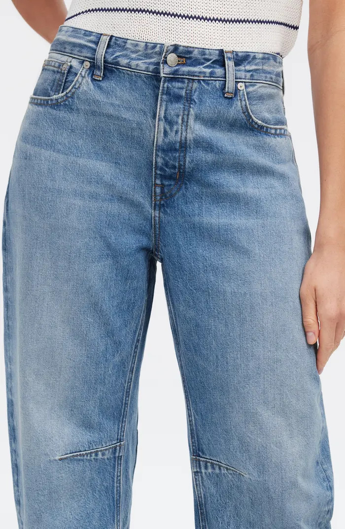 The Darted Barrel Leg Jeans | Nordstrom