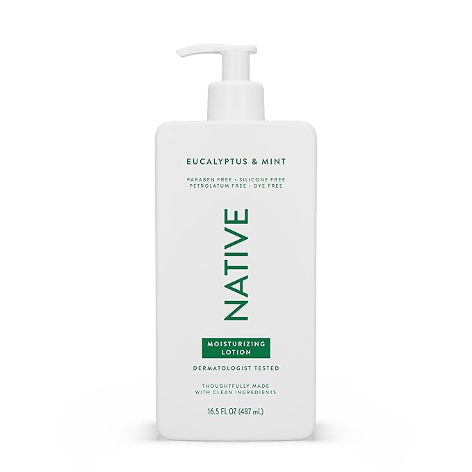 Native Eucalyptus & Mint Body Lotion, 16.5 fl oz | Contains Naturally Derived Plant-Based Moistur... | Amazon (US)