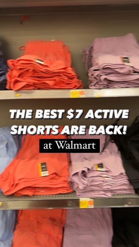 The best and most comfortable $7 active shorts are back at Walmart and in new spring colors! Grab them while you can!

Follow me for more affordable fashion and Walmart finds! 

Wearing a size medium and have them in tons of colors! 

#LTKfindsunder50 #LTKfitness #LTKstyletip