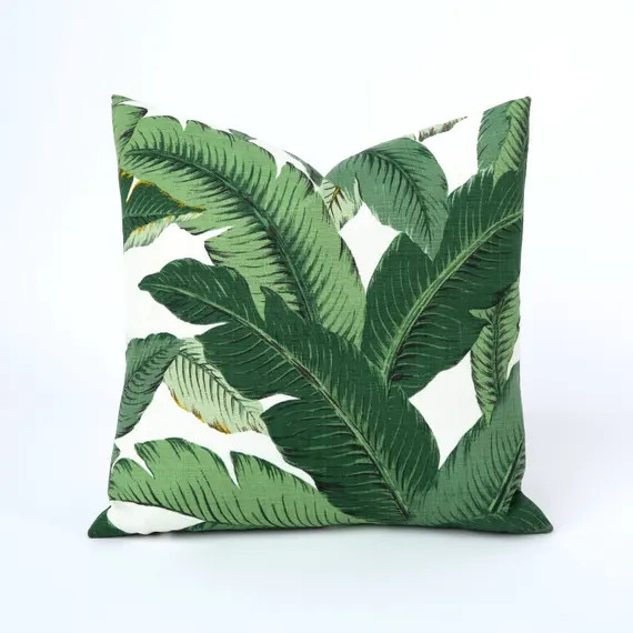 Martinique Collection // Banana Leaf Pillow Covers // | Etsy (US)