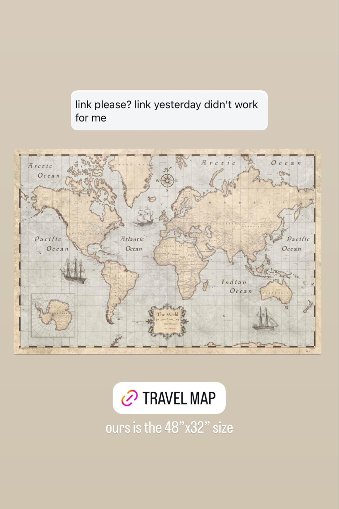 The best family gift idea for travel lovers! We bought this as a gift for our whole family and we couldn’t wait to hang it. Comes with color coded push pins so you can document all of the places you’ve visited! The picture frame was super reasonably priced for such a huge size and it’s currently on sale. ours is the 48”x32” size




#LTKHoliday #LTKGiftGuide