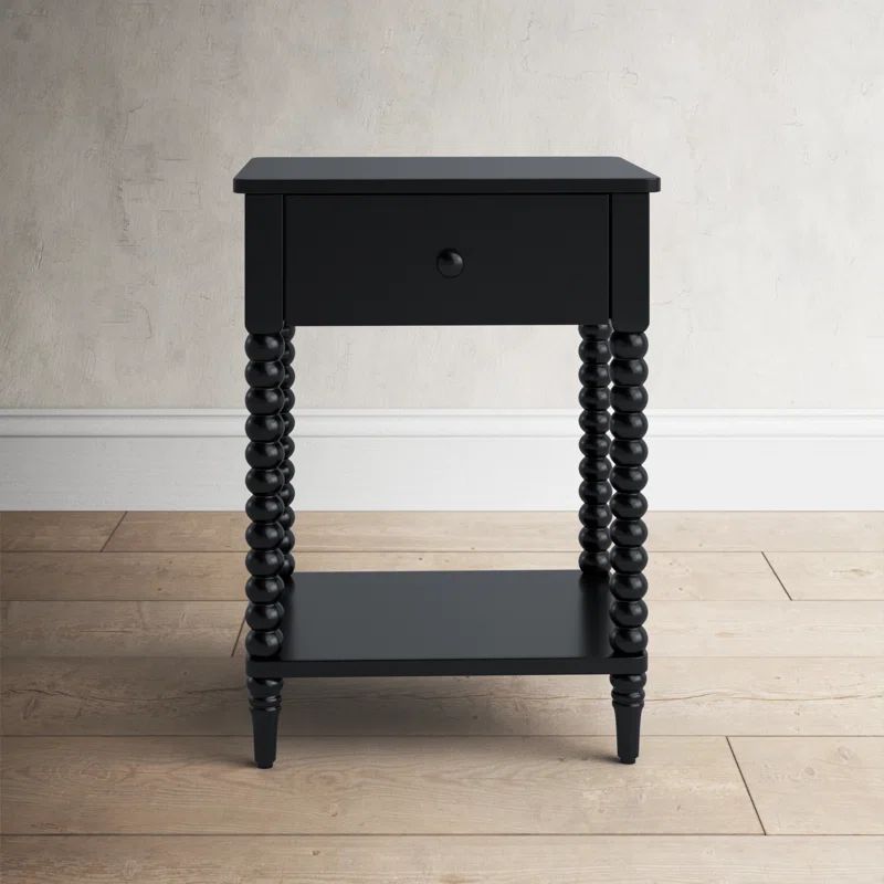 Benbrook 1 - Drawer Solid Wood Nightstand | Wayfair Professional