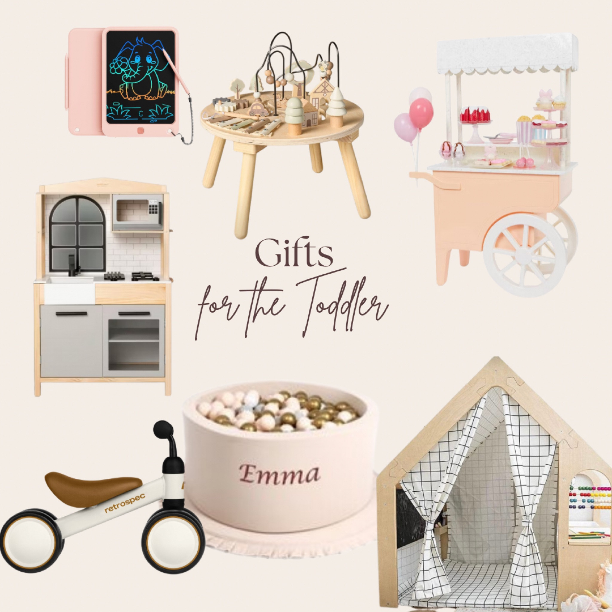 The personalized ball pit is the most special gift I’ve seen! 

#toddlergifts #babygifts #kidsgifts #neutraltoddlertoys #toddlertoys #toddlerchristmasgifts #giftsfortoddler #giftsforthetoddler

#LTKKids #LTKFamily #LTKGiftGuide