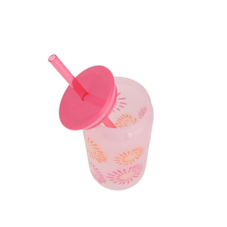 Mainstays 20-Ounce Color-Changing Acrylic Can Shape Tumbler, Sun Print | Walmart (US)