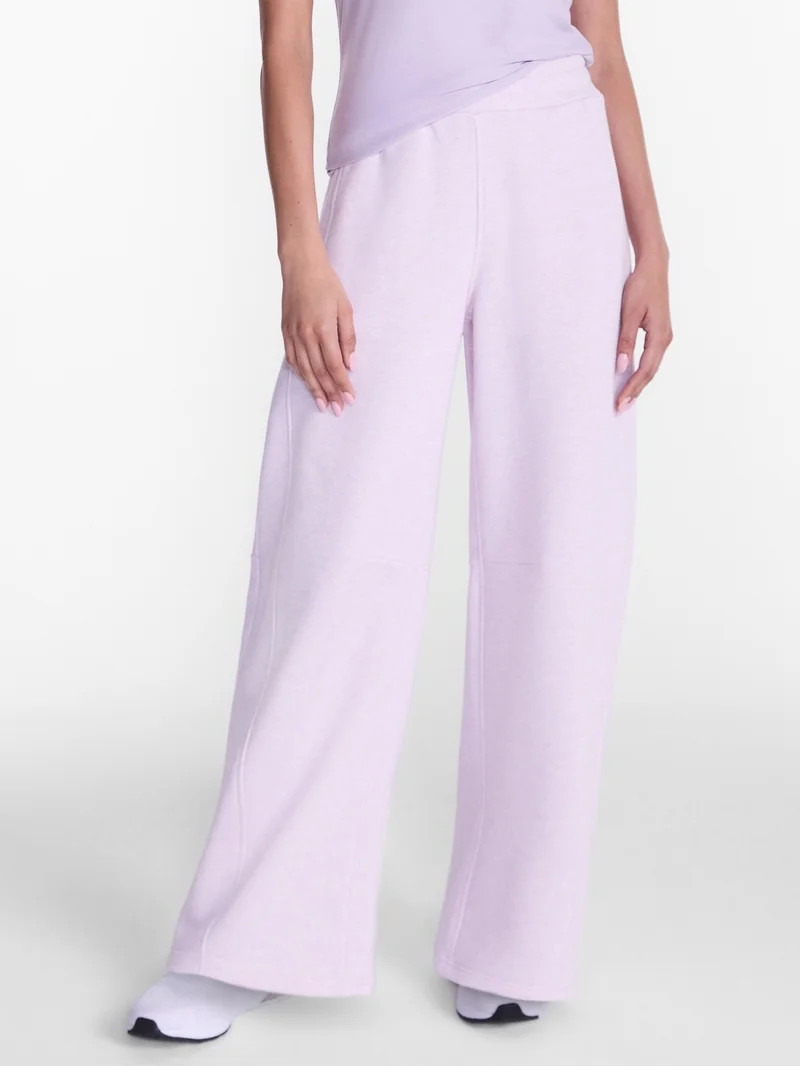 Athletic Works Women's and Women's Plus Barrel Leg Fleece Pants, 28.5" Inseam, Sizes XS-4X | Walmart (US)