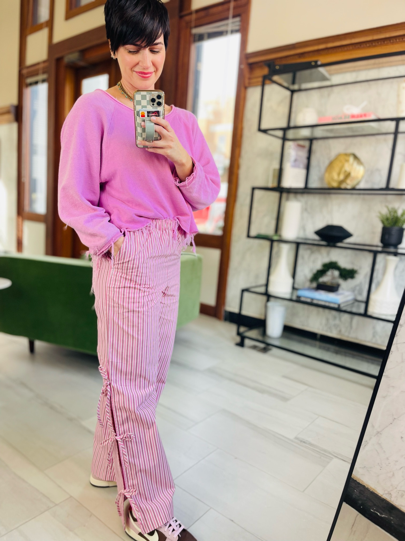 Loving these striped pants from Target! Check out those bows on the side 😍

#LTKStyleTip #LTKWorkwear