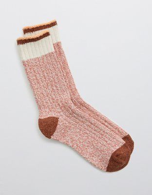 Aerie Colorblock Crew Socks | American Eagle Outfitters (US & CA)