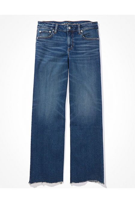 AE Stretch Low-Rise Baggy Wide-Leg Jean | American Eagle Outfitters (US & CA)