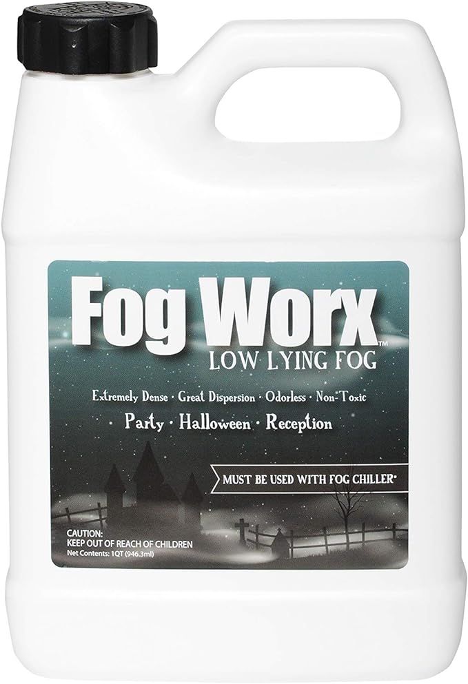 Fogworx Low Lying Fog Juice, Long Lasting Low lying Indoor-Outdoor Fog, Designed Fog Chillers, Gr... | Amazon (US)