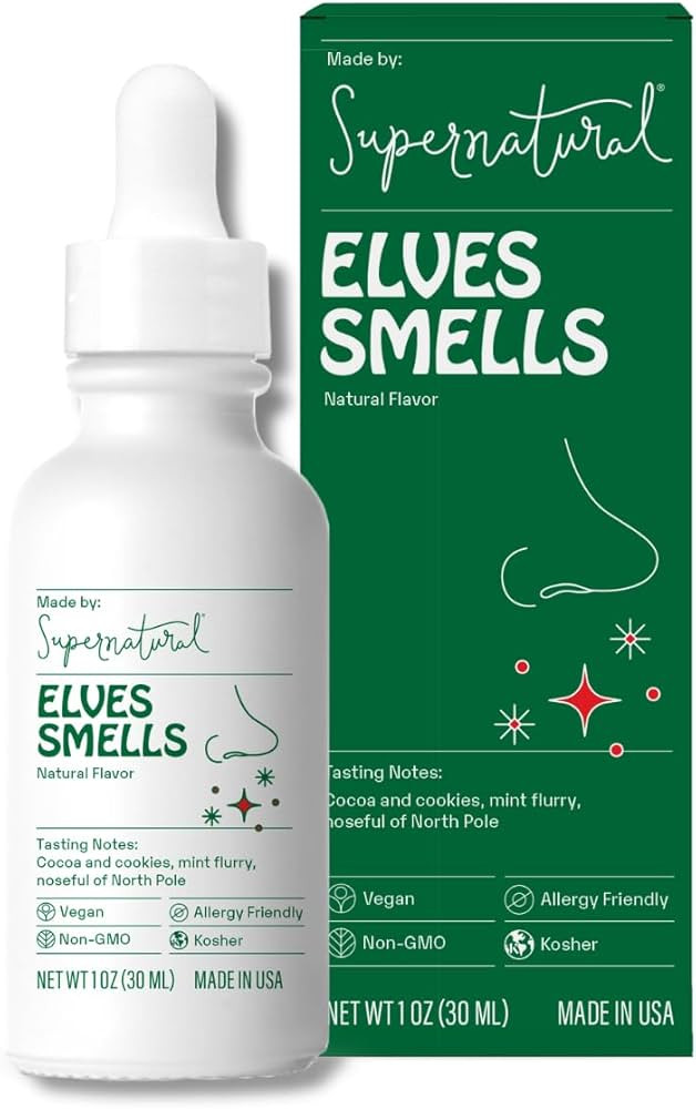 Supernatural Peppermint Natural Flavor, Elves Smells - Vegan, Non-GMO, Non-Synthetic, Concentrate... | Amazon (US)