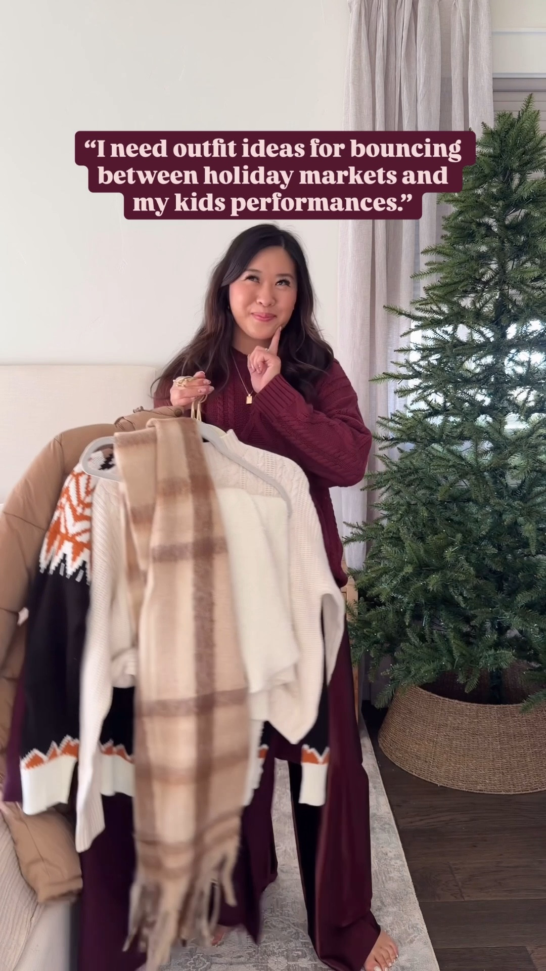 Holiday Outfit Ideas // Winter Markets // Kids Winter Recital Outfits