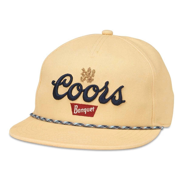American Needle Coachella Coors Snapback Hat One Size Light Lemon | Scheels
