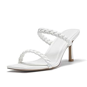 Womens Square Open Toe Braided... | Amazon (US)