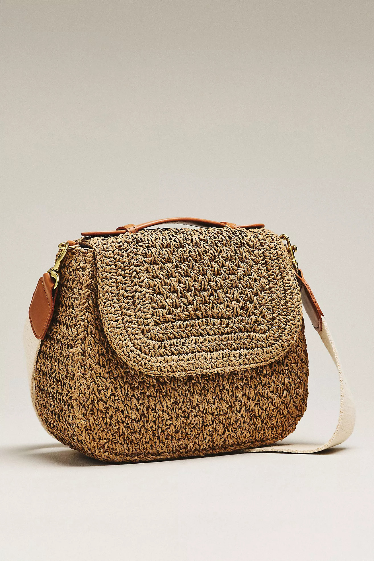 Clare V. Louis Straw Shoulder Bag | Anthropologie (US)