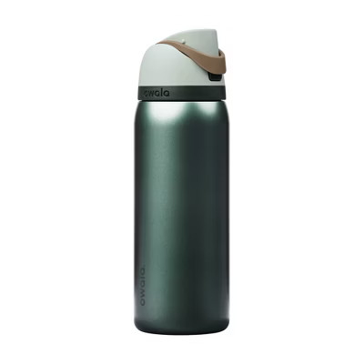 Special Edition Holiday Owala 32oz Stainless Steel FreeSip Water Bottle - Wintergreen | Target
