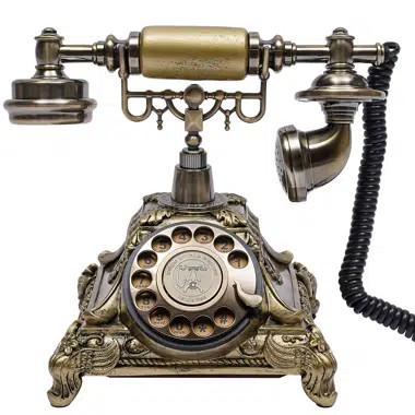 Vintage Rotary Handset Decorative Telephone | Wayfair North America